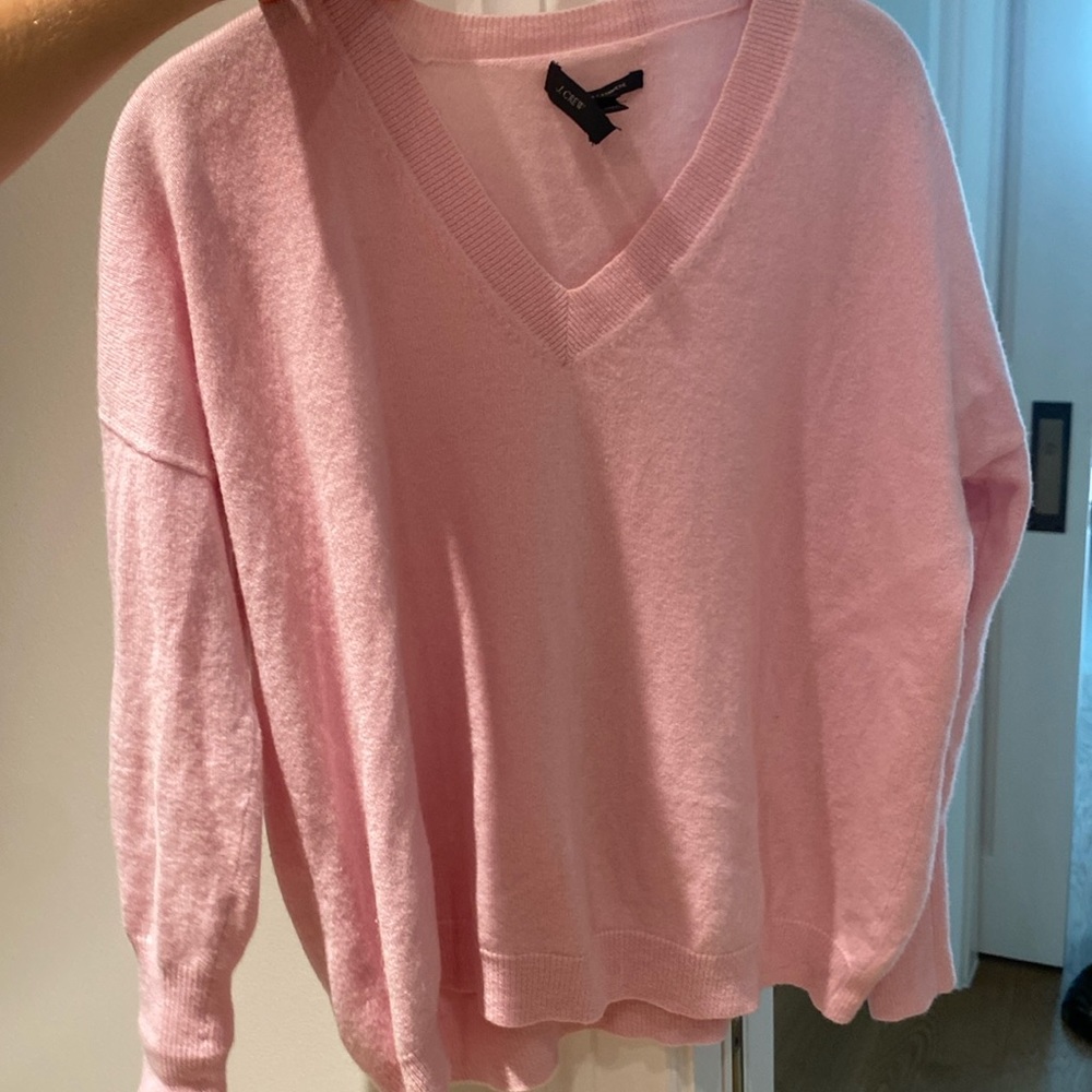 Italian cashmere jcrew V-neck sweater